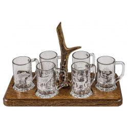 Service à liqueur - Bois de Brocard - FRITZMANN