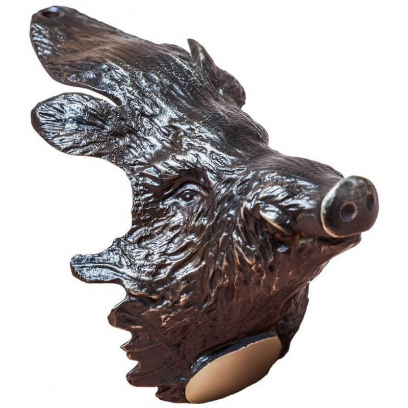 lourde feuille massive de présentation de défenses de sanglier tête de sanglier fritzmann