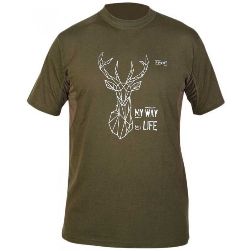 t-shirt branded cerf hart