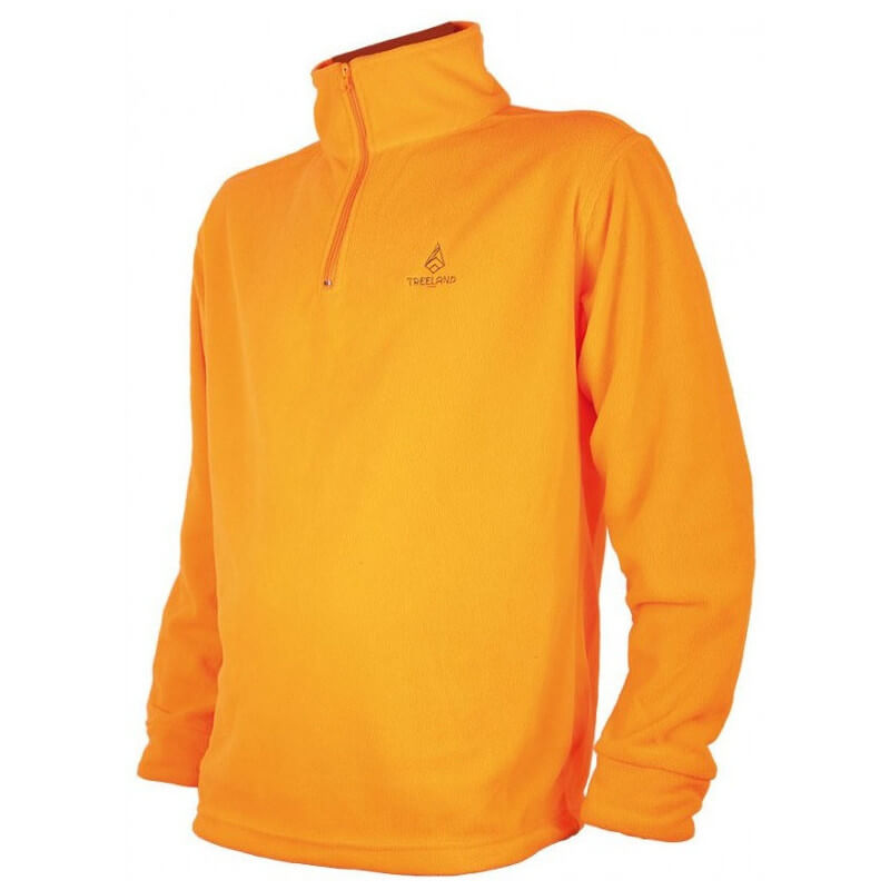 sweat polaire orange treeland