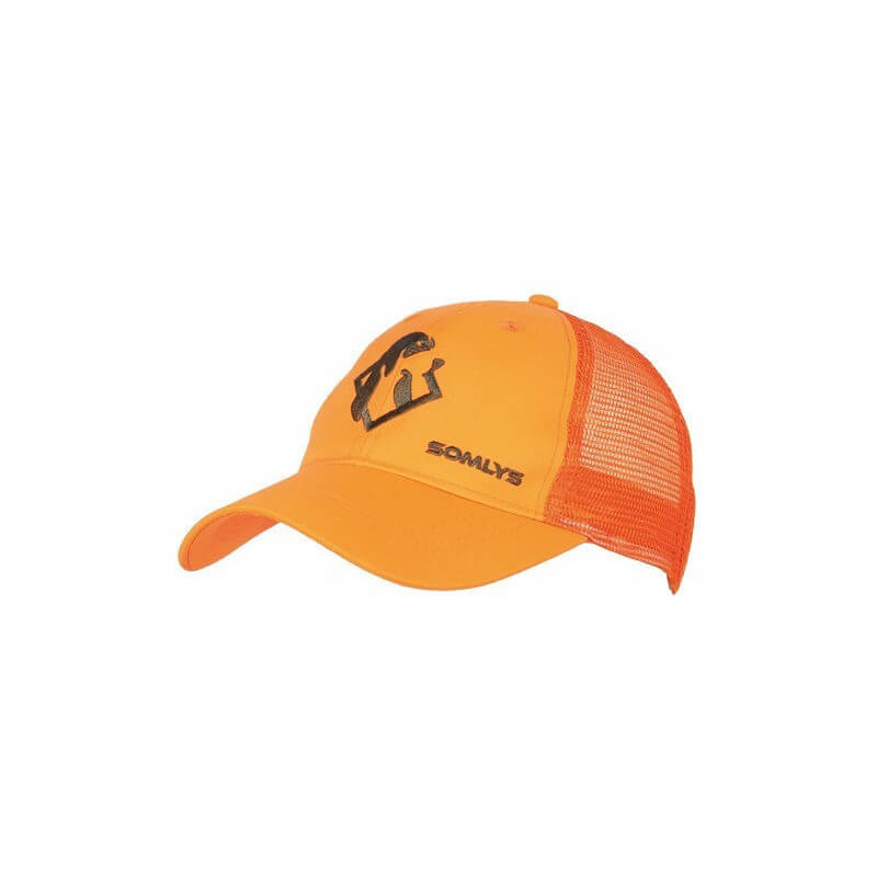 casquette maille orange somlys