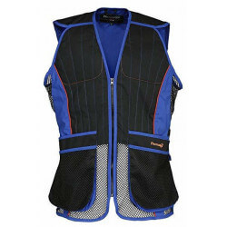 Gilet Ball Trap Evo Noir/Bleu - PERCUSSION